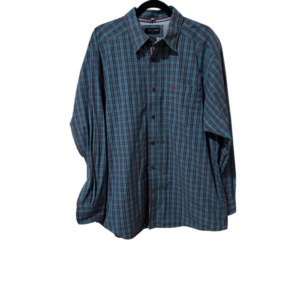 Ariat Pro Series Men's XL Long Sleeve Button Down Shirt - Picture 2 of 8